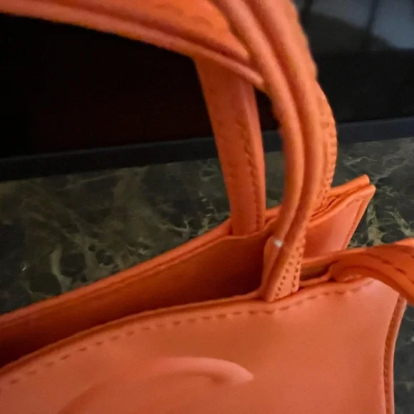 Telfar Vibrant Orange Mini Bag - Picture 6 of 7